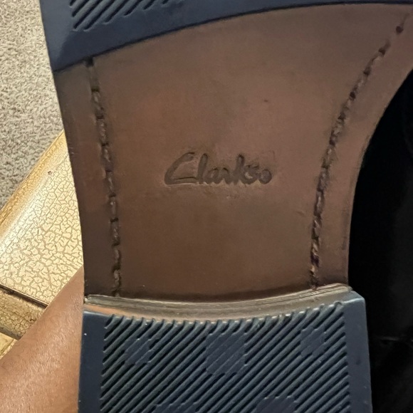 NWOB Clarks Wingtip Full Brogue Black Leather Oxford Men Shoes 11.5M - Picture 14 of 15